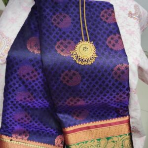 Dark Blue Silk Saree