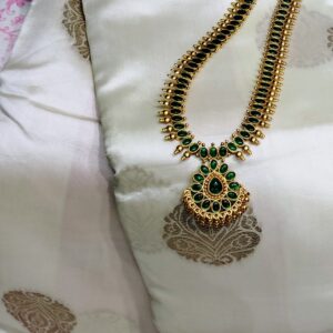 Cream Pink Silk Saree