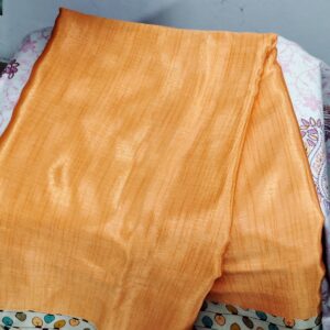 Orange Chiffon Saree