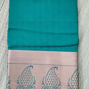 Emerald Green Soft Silk Saree