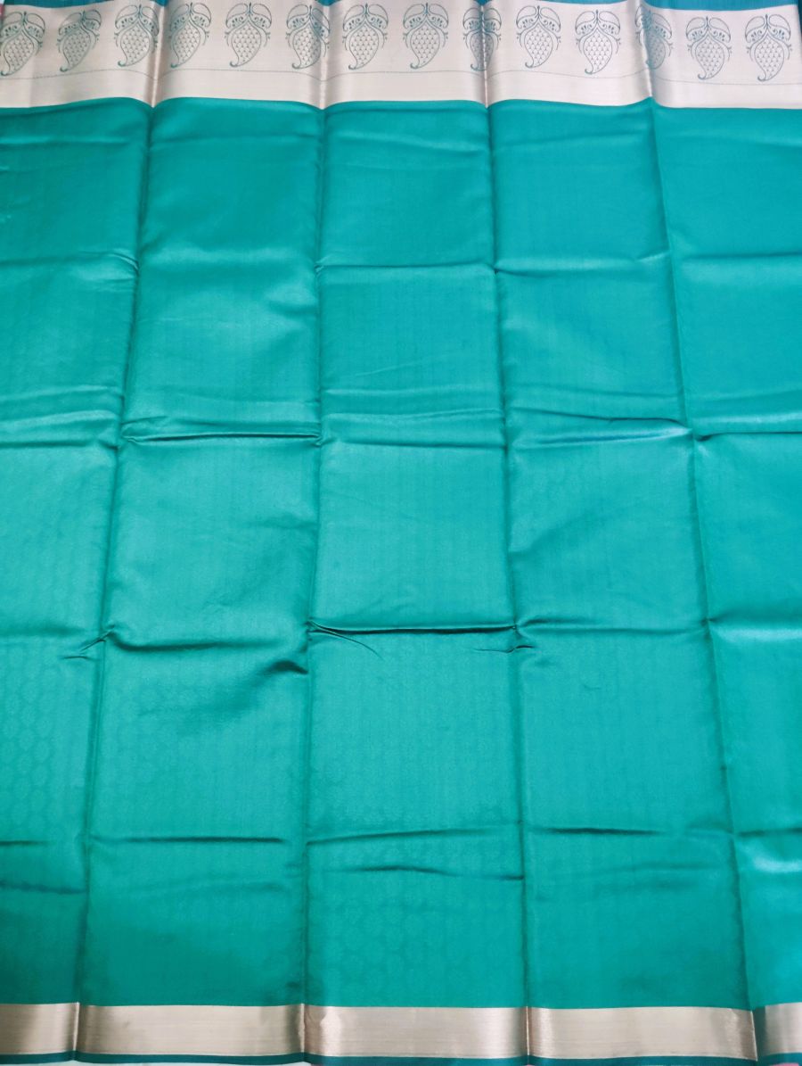 Emerald Green Soft Silk Saree