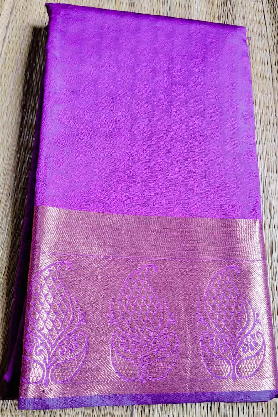 Royal Purple Soft Silk Saree