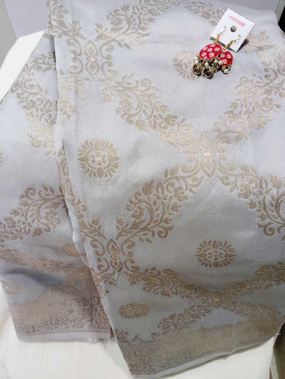 Semi Silk Jacquard Saree