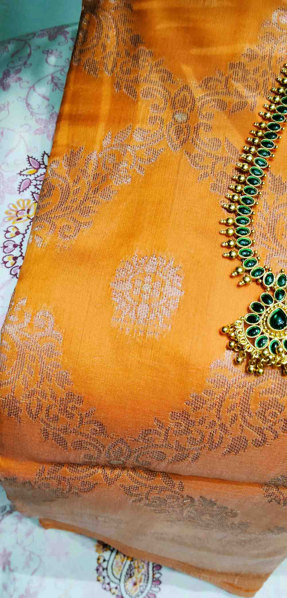 Semi Silk Jacquard Saree with Rich Woven Design-4 Amazing Colours - Image 5